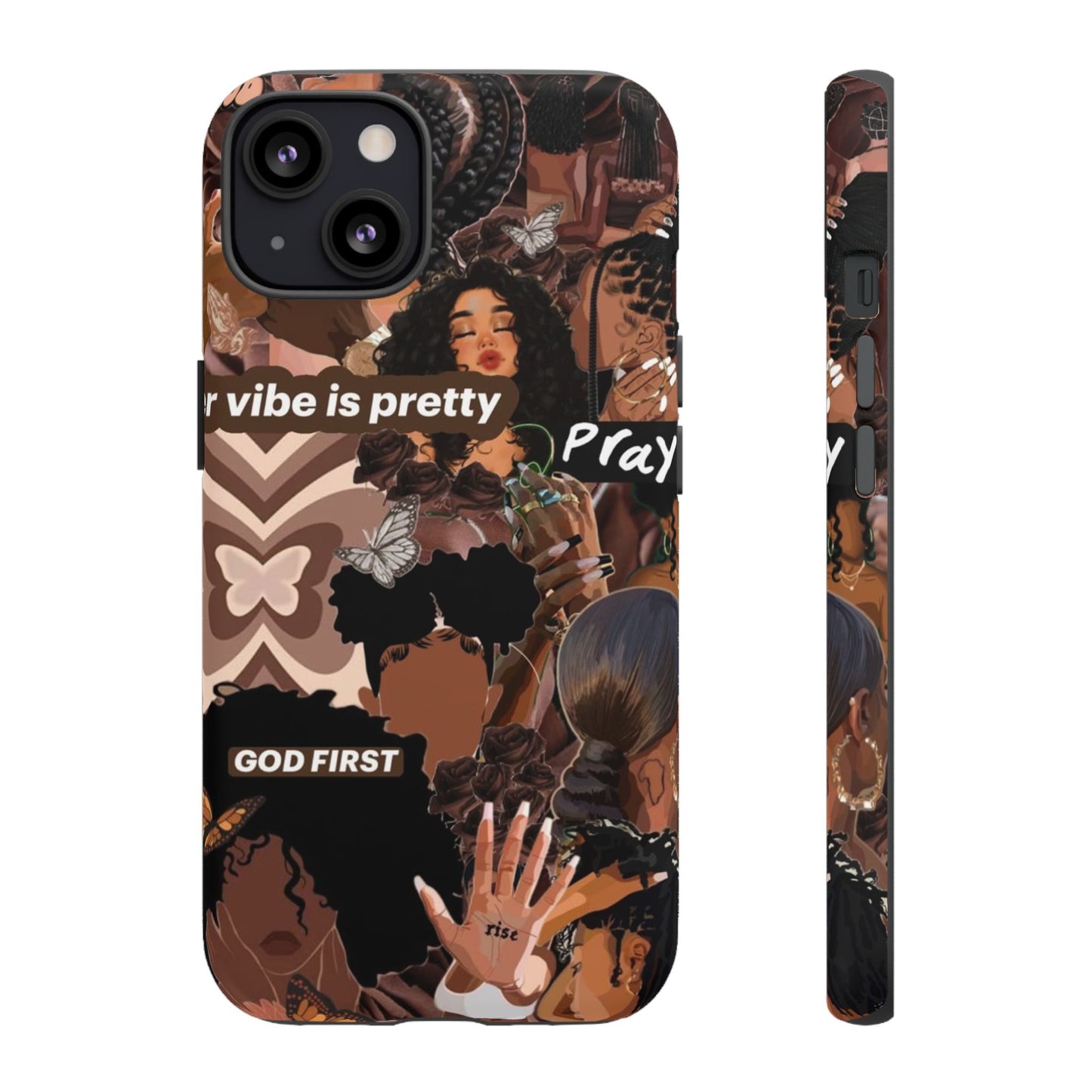 Brown girl vibe Tough case