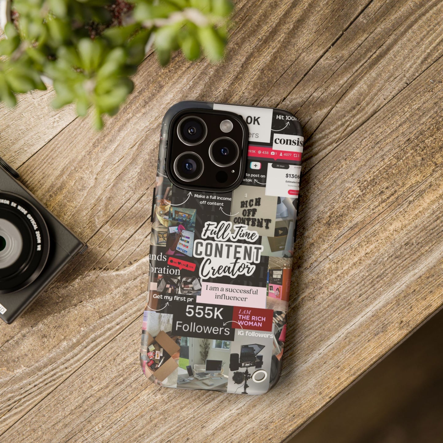 Content creat vision board Tough Cases