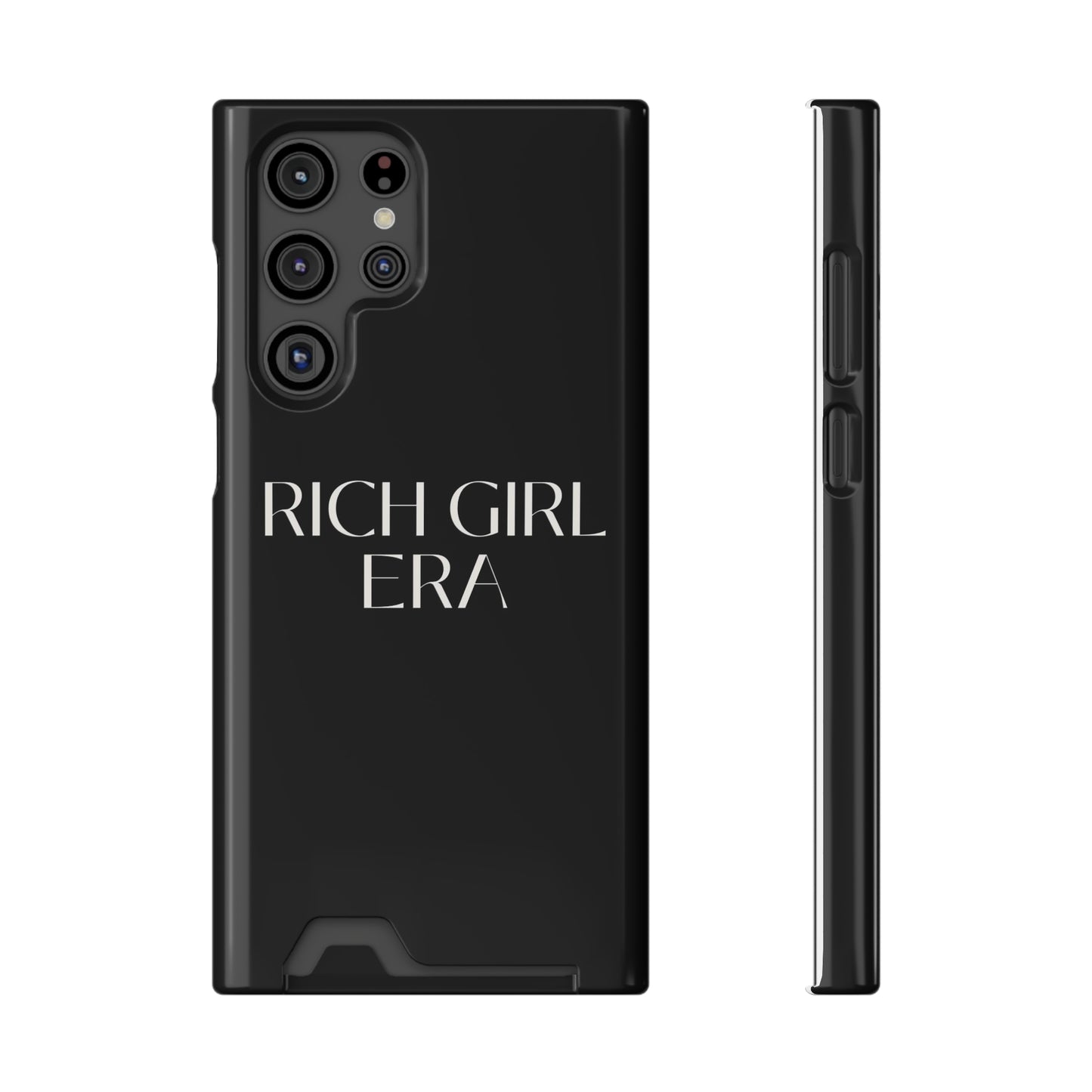 Rich girl Phone Case With Card Holder