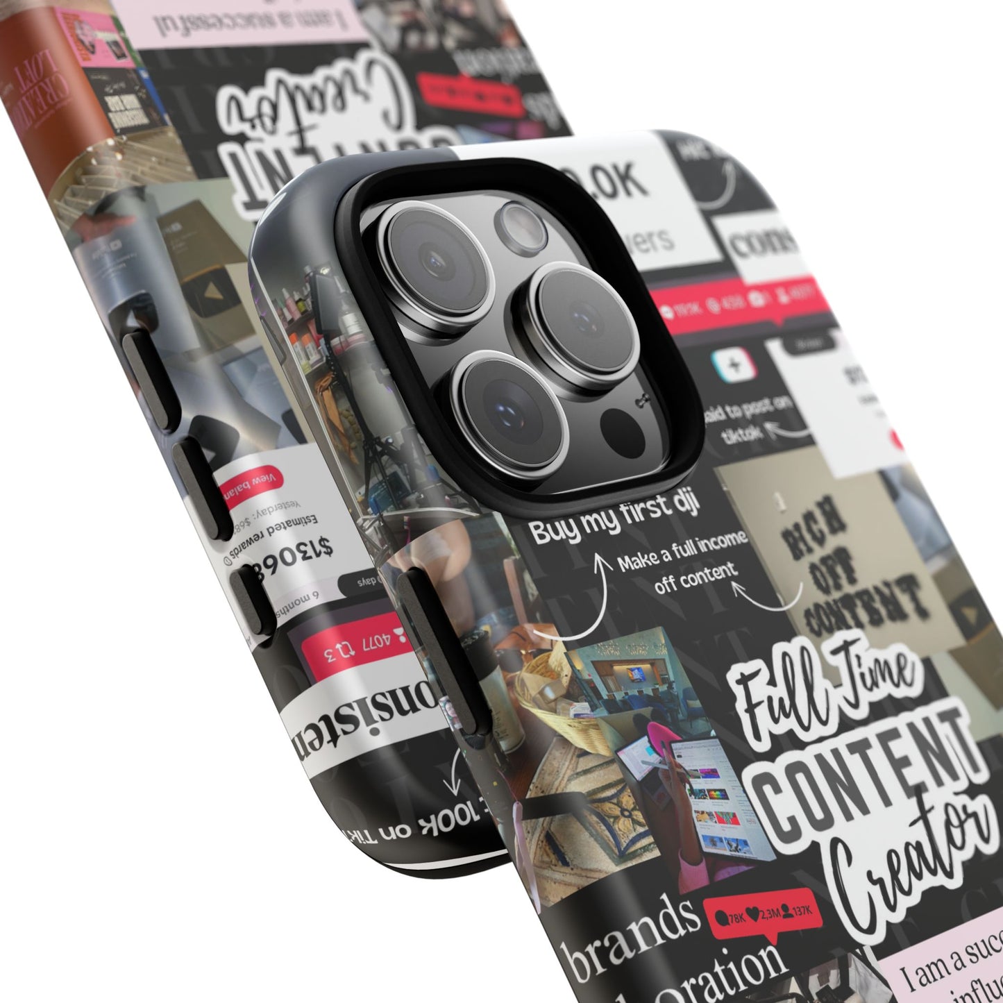 Content creat vision board Tough Cases