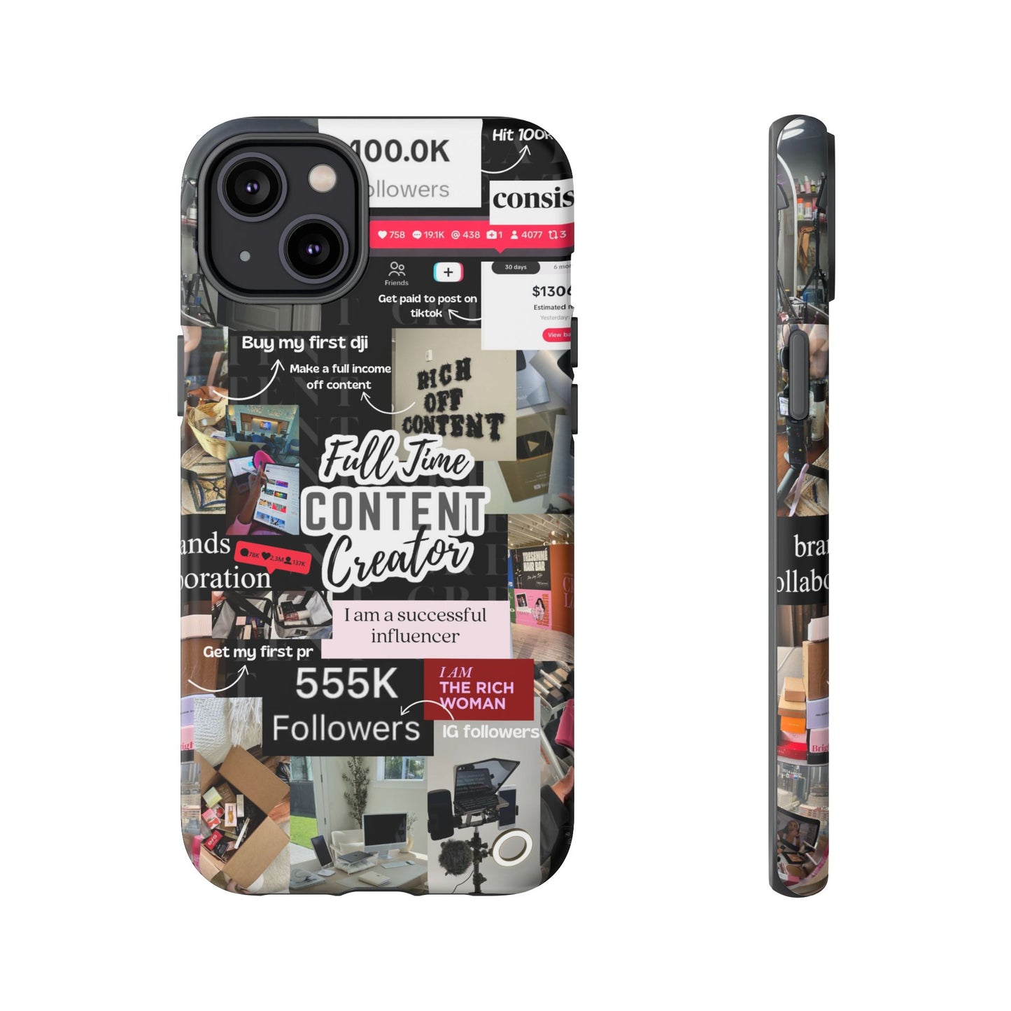 Content creat vision board Tough Cases