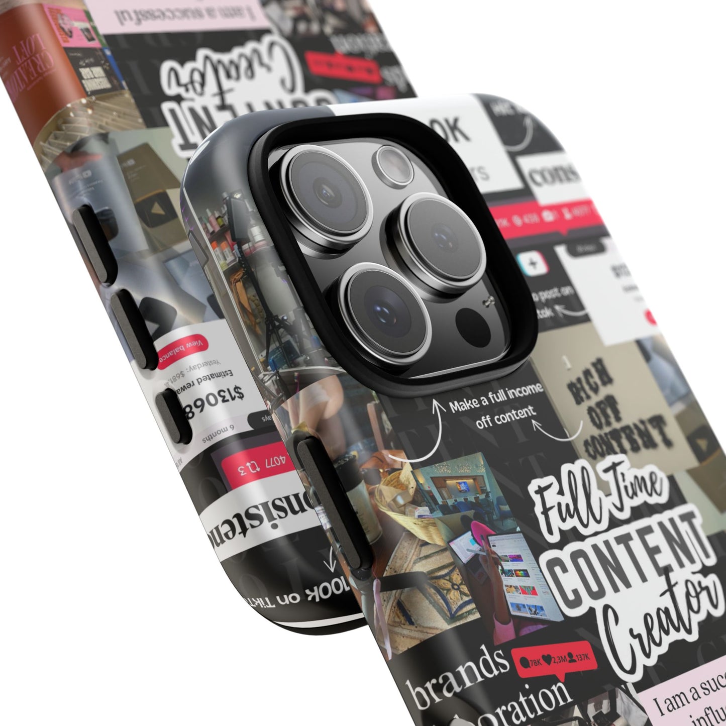 Content creat vision board Tough Cases