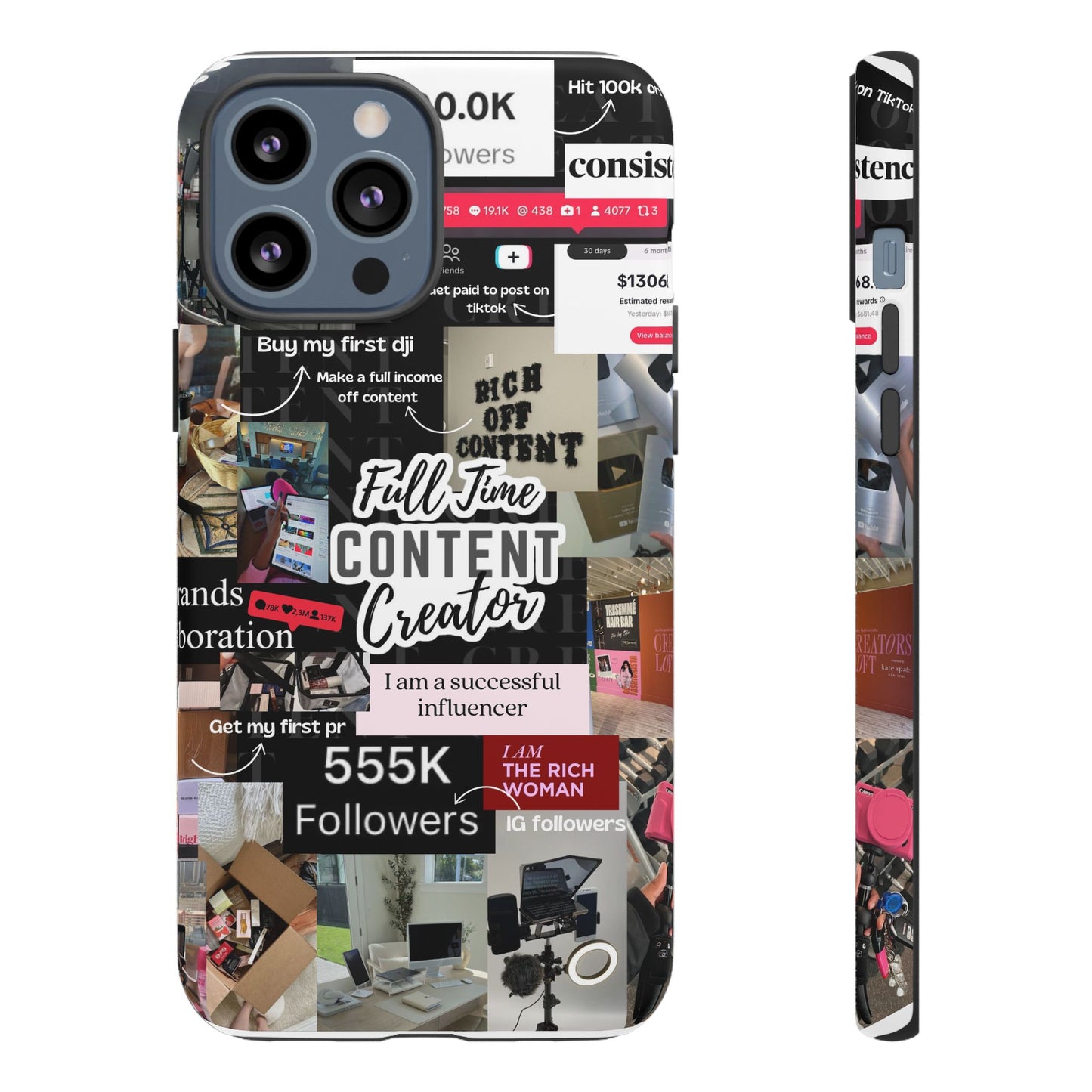 Content creat vision board Tough Cases