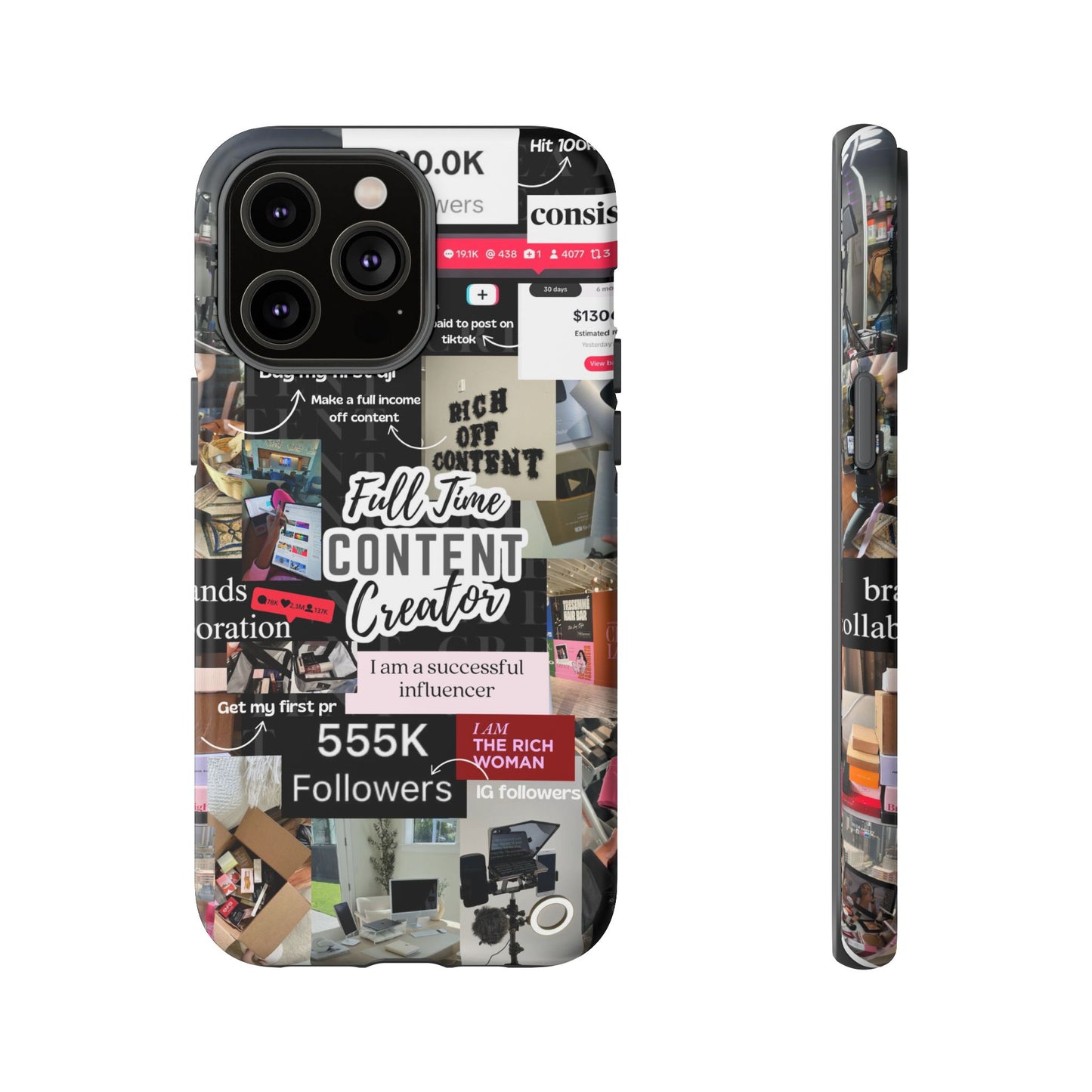 Content creat vision board Tough Cases