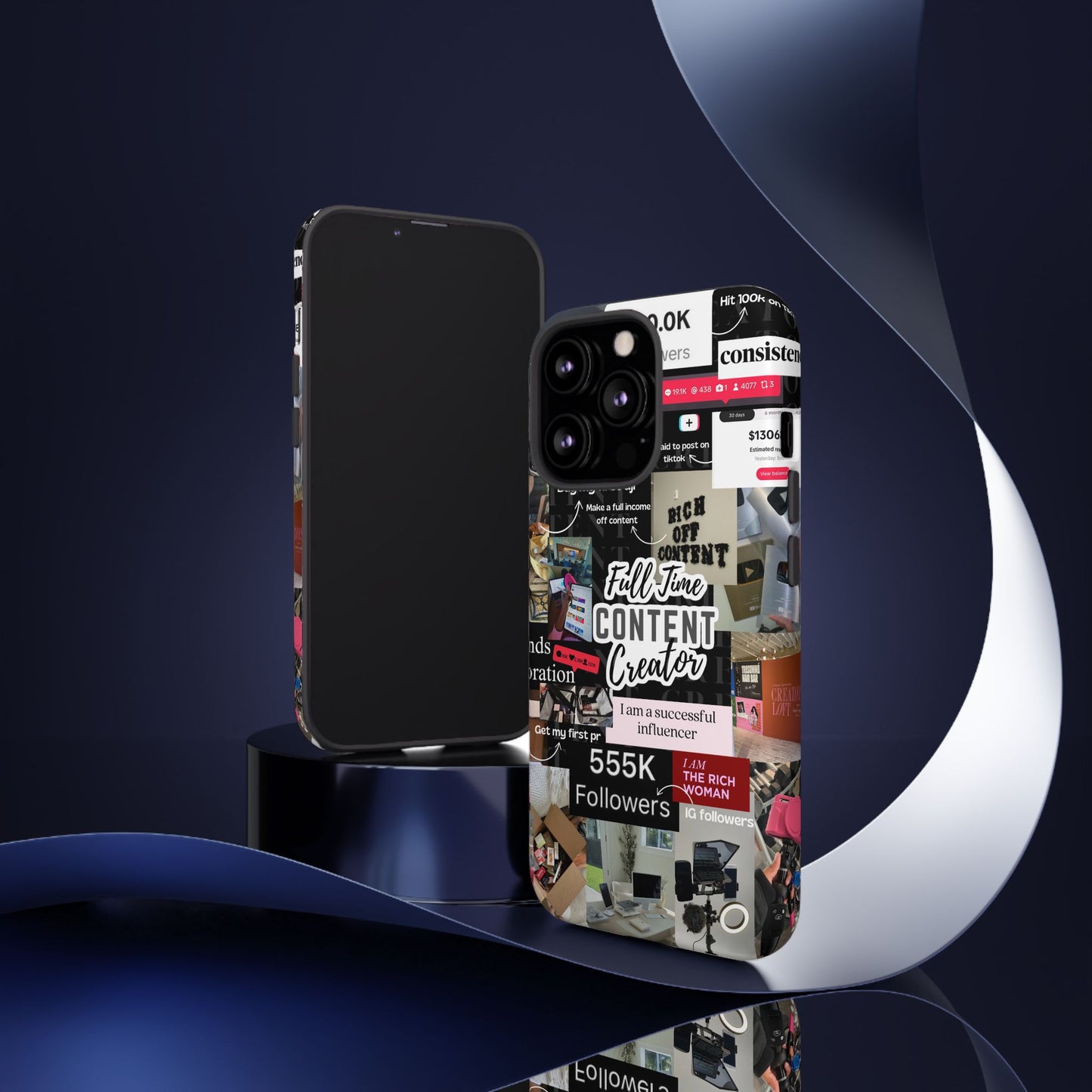 Content creat vision board Tough Cases