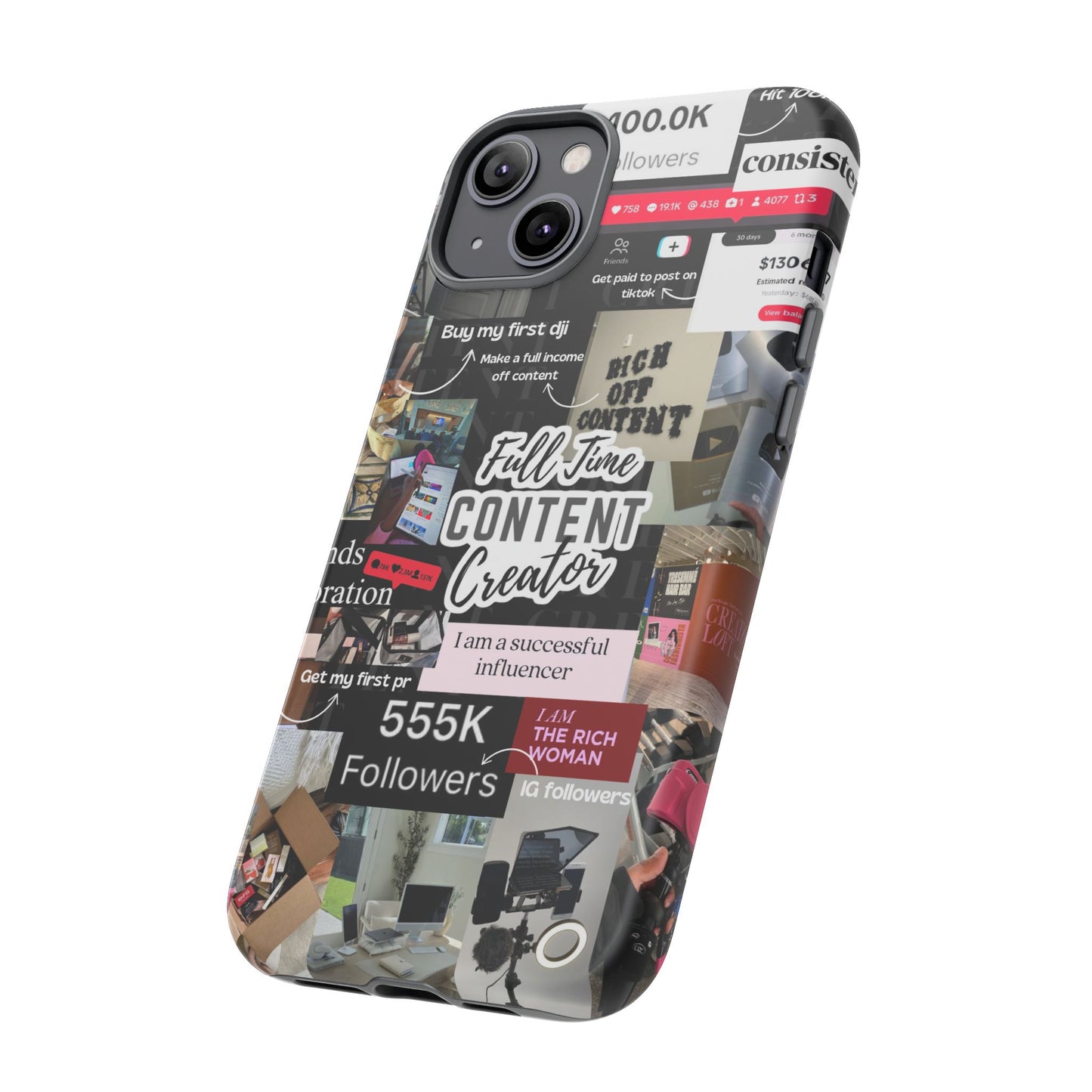 Content creat vision board Tough Cases