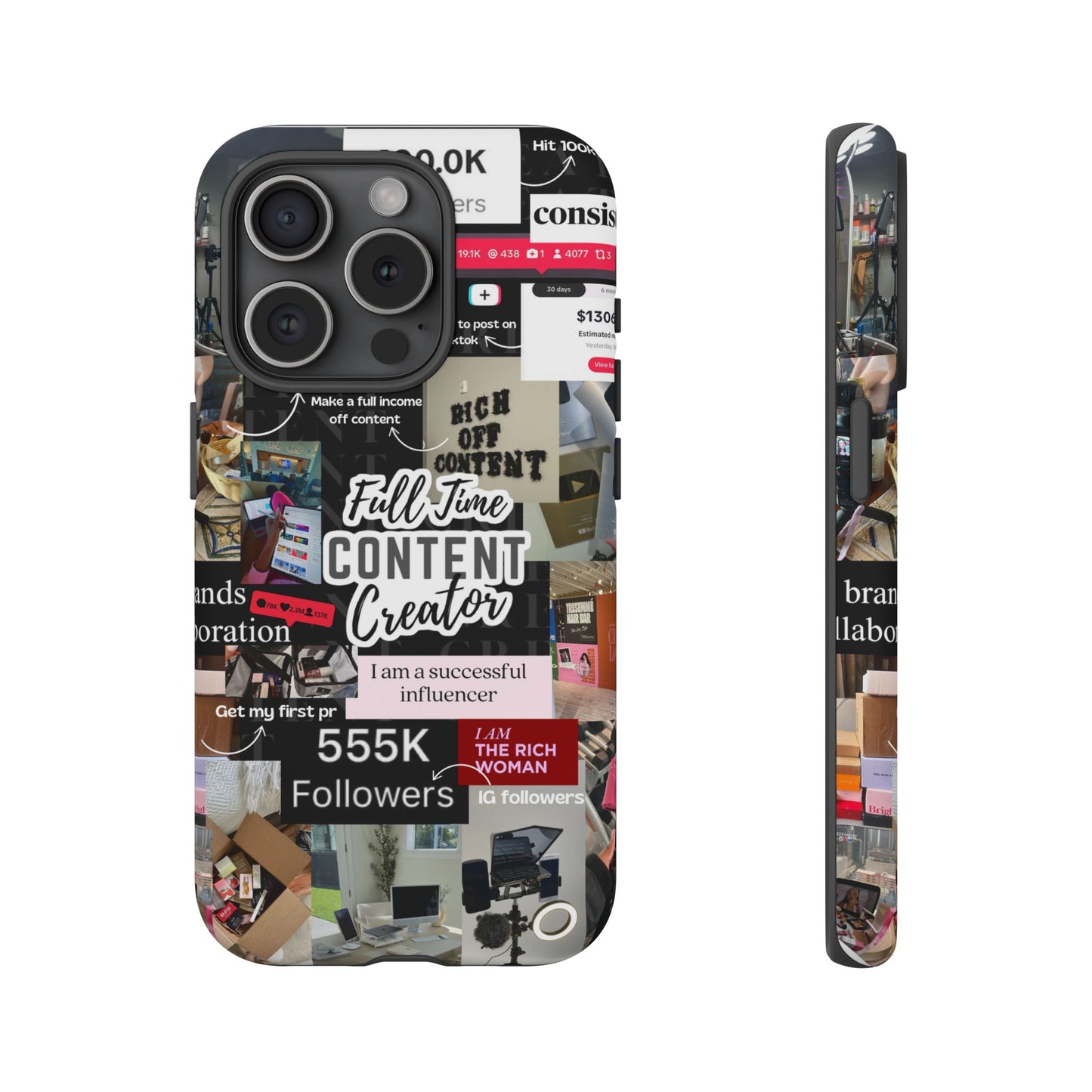 Content creat vision board Tough Cases