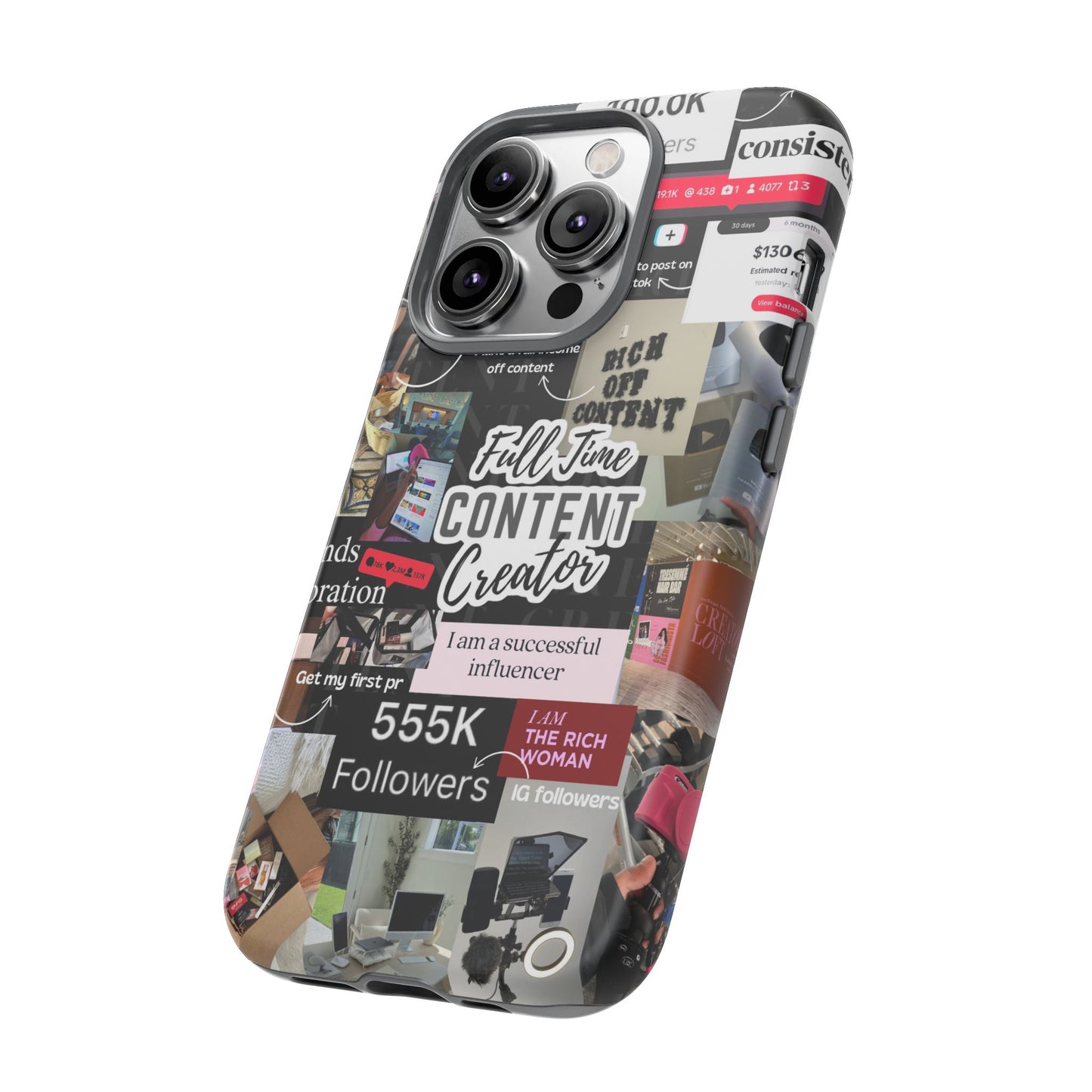 Content creat vision board Tough Cases