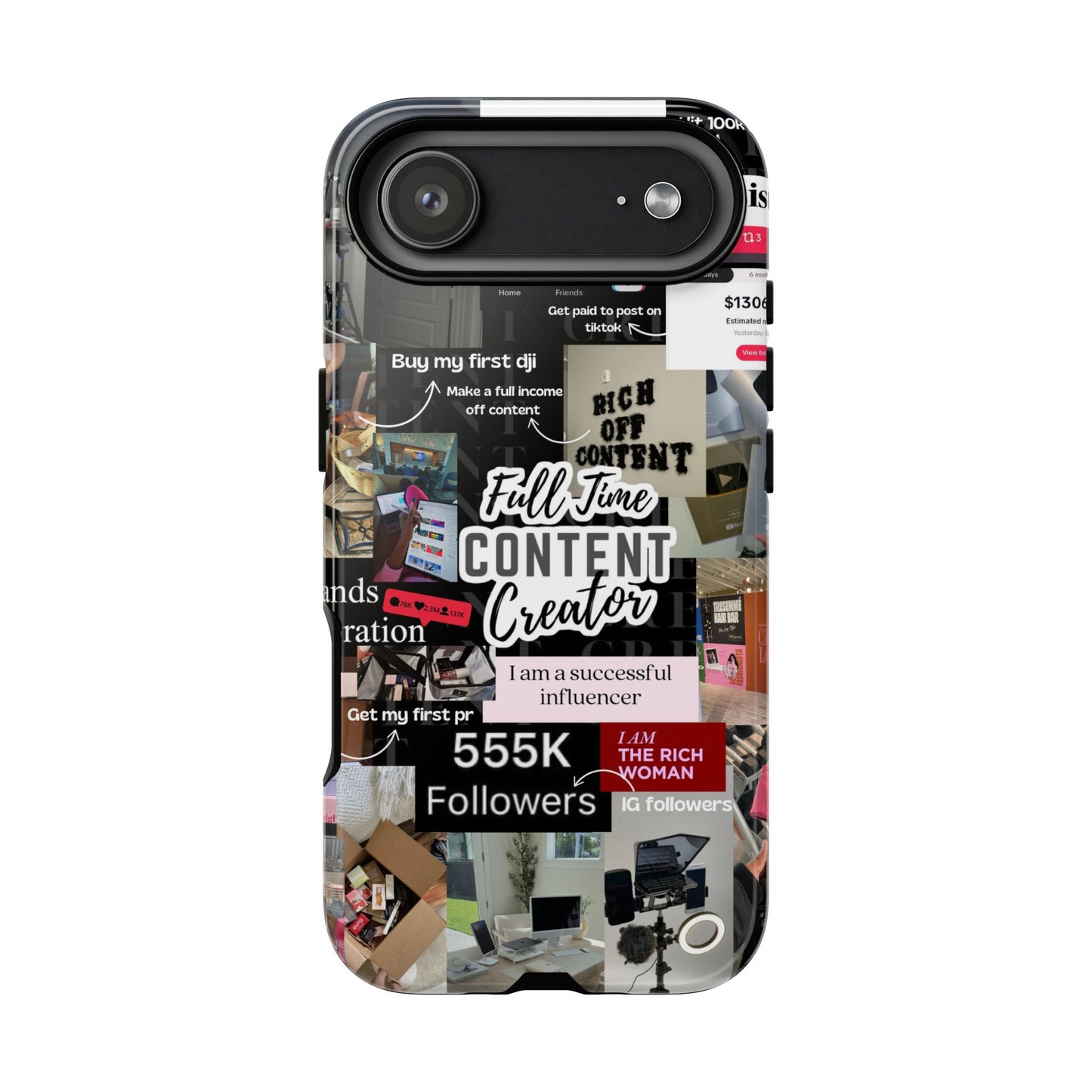 Content creat vision board Tough Cases