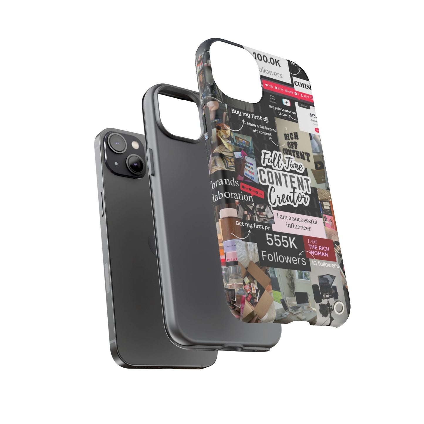 Content creat vision board Tough Cases