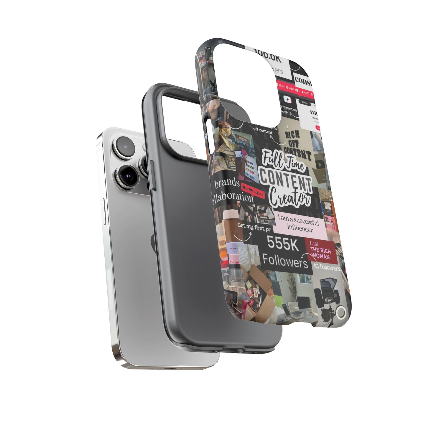 Content creat vision board Tough Cases