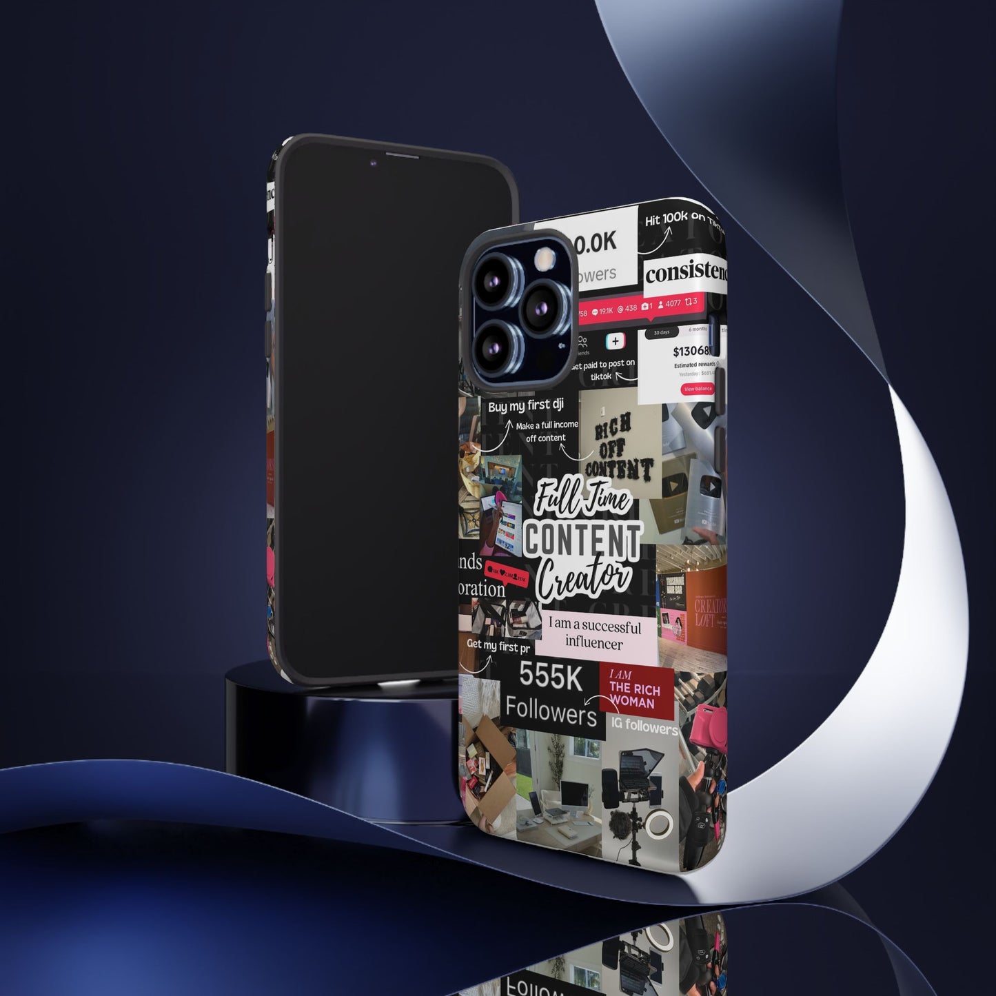 Content creat vision board Tough Cases