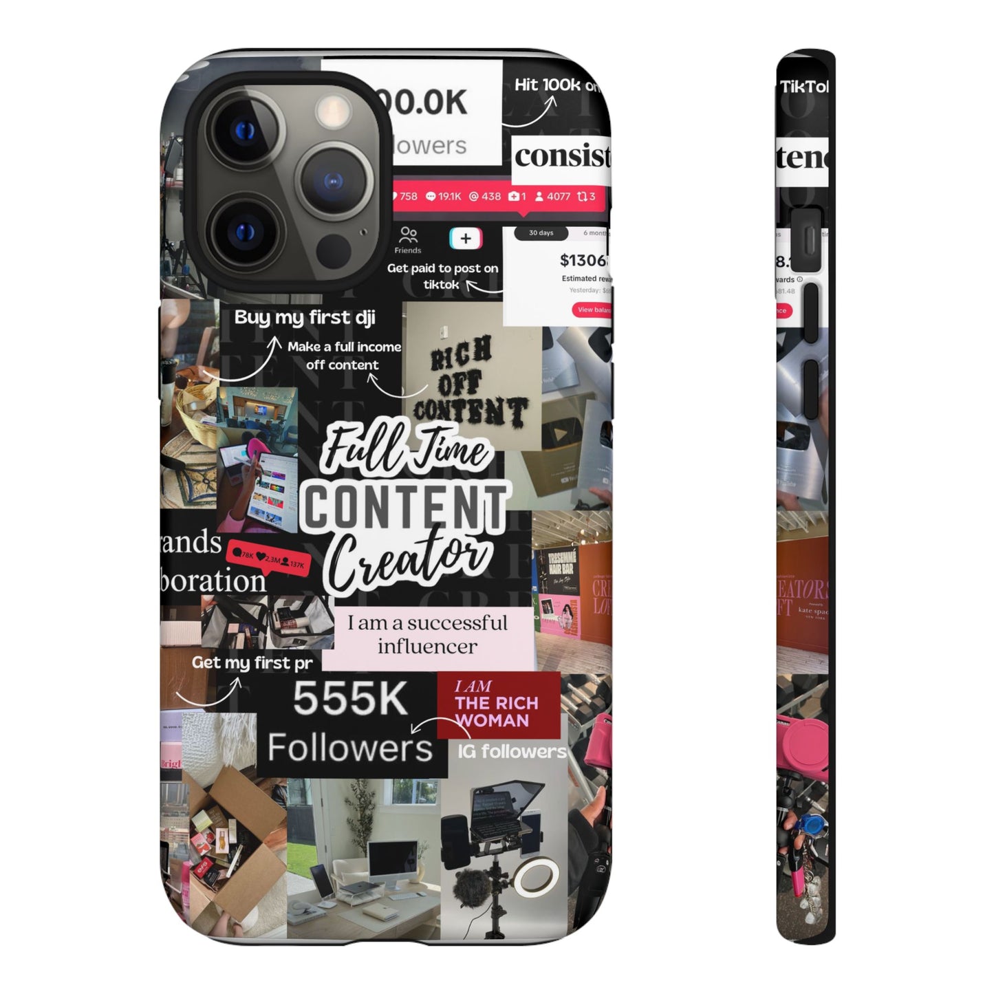 Content creat vision board Tough Cases