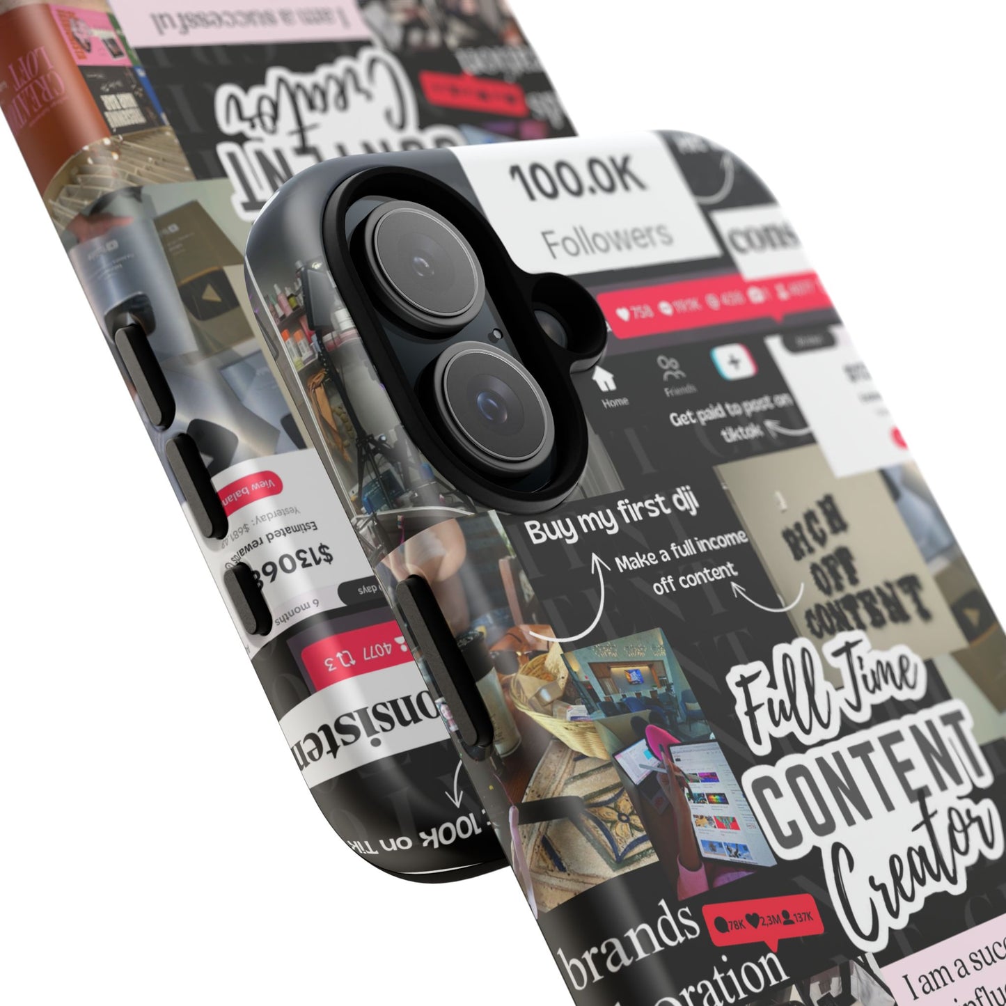 Content creat vision board Tough Cases