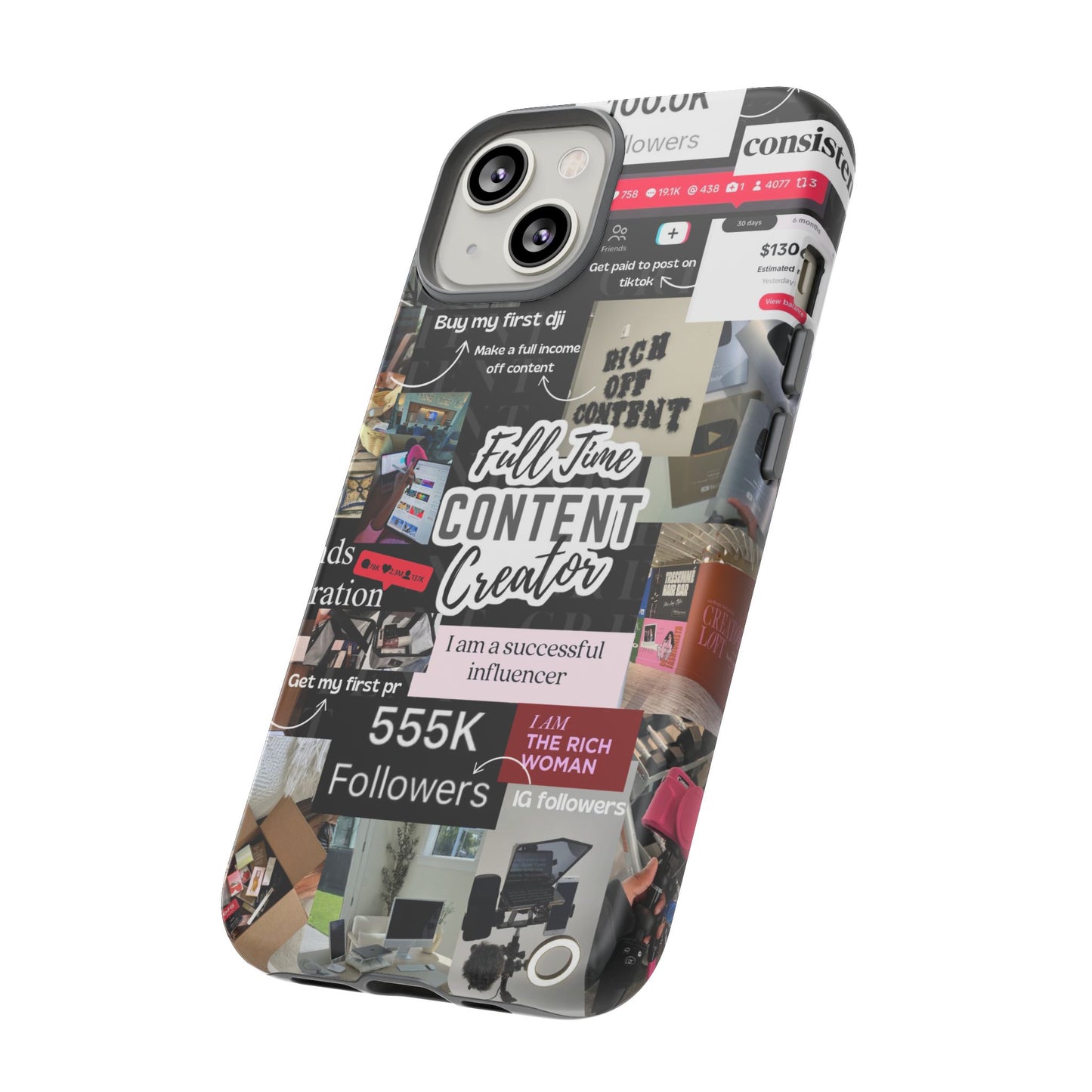 Content creat vision board Tough Cases