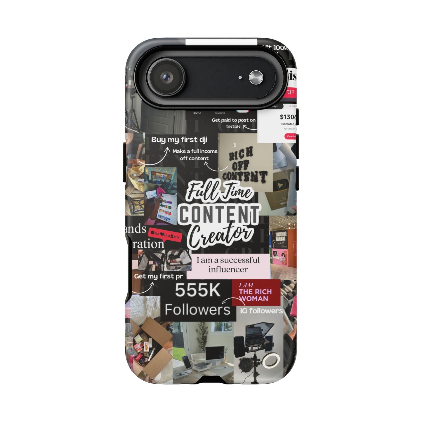 Content creat vision board Tough Cases