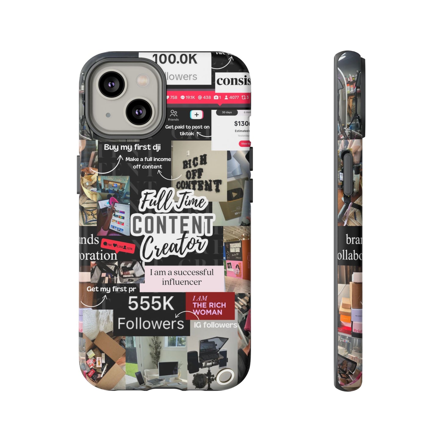 Content creat vision board Tough Cases