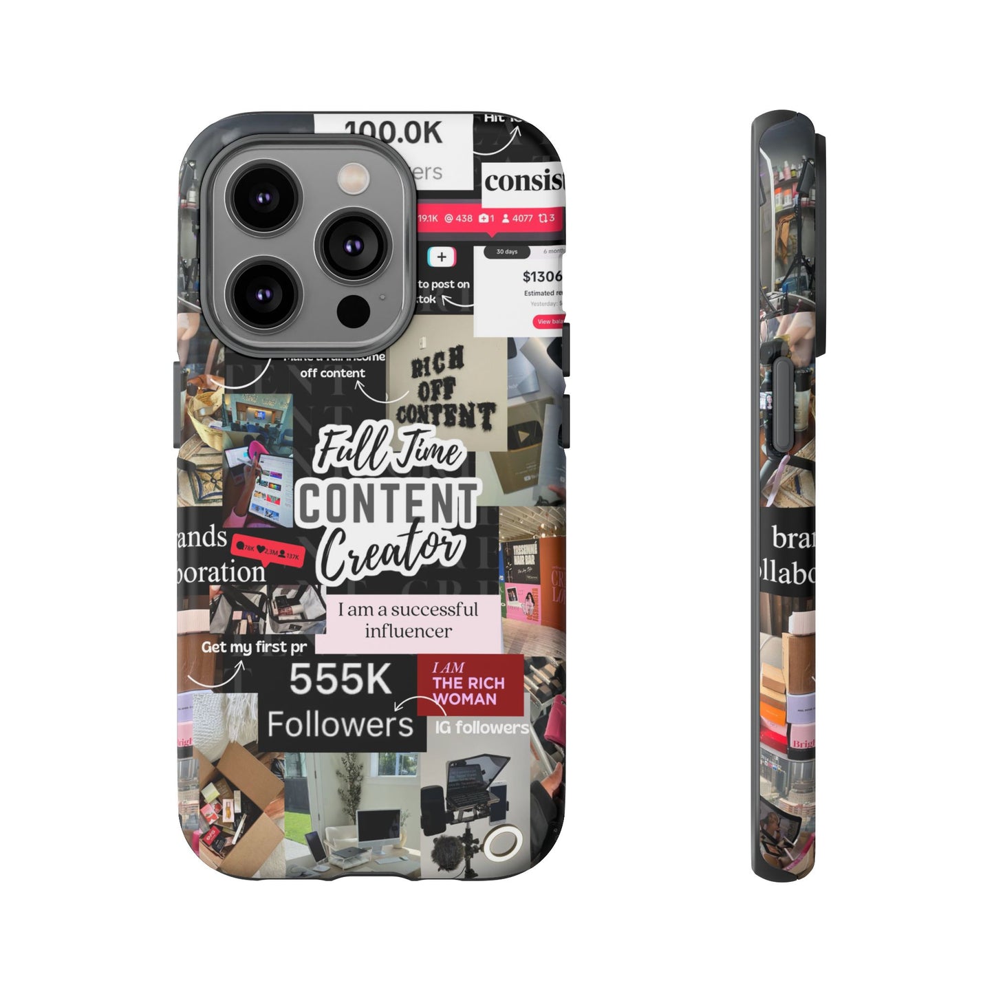 Content creat vision board Tough Cases