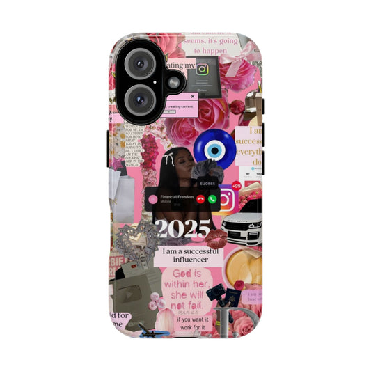 Pink girl vision board  Cases