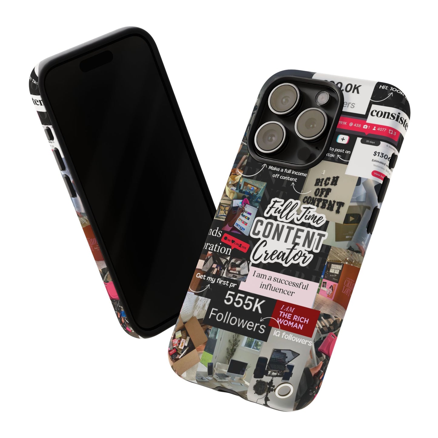 Content creat vision board Tough Cases