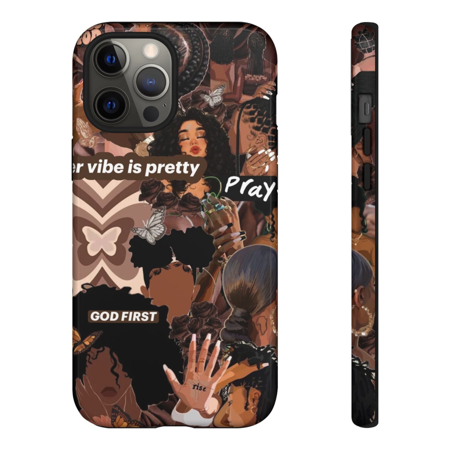 Brown girl vibe Tough case