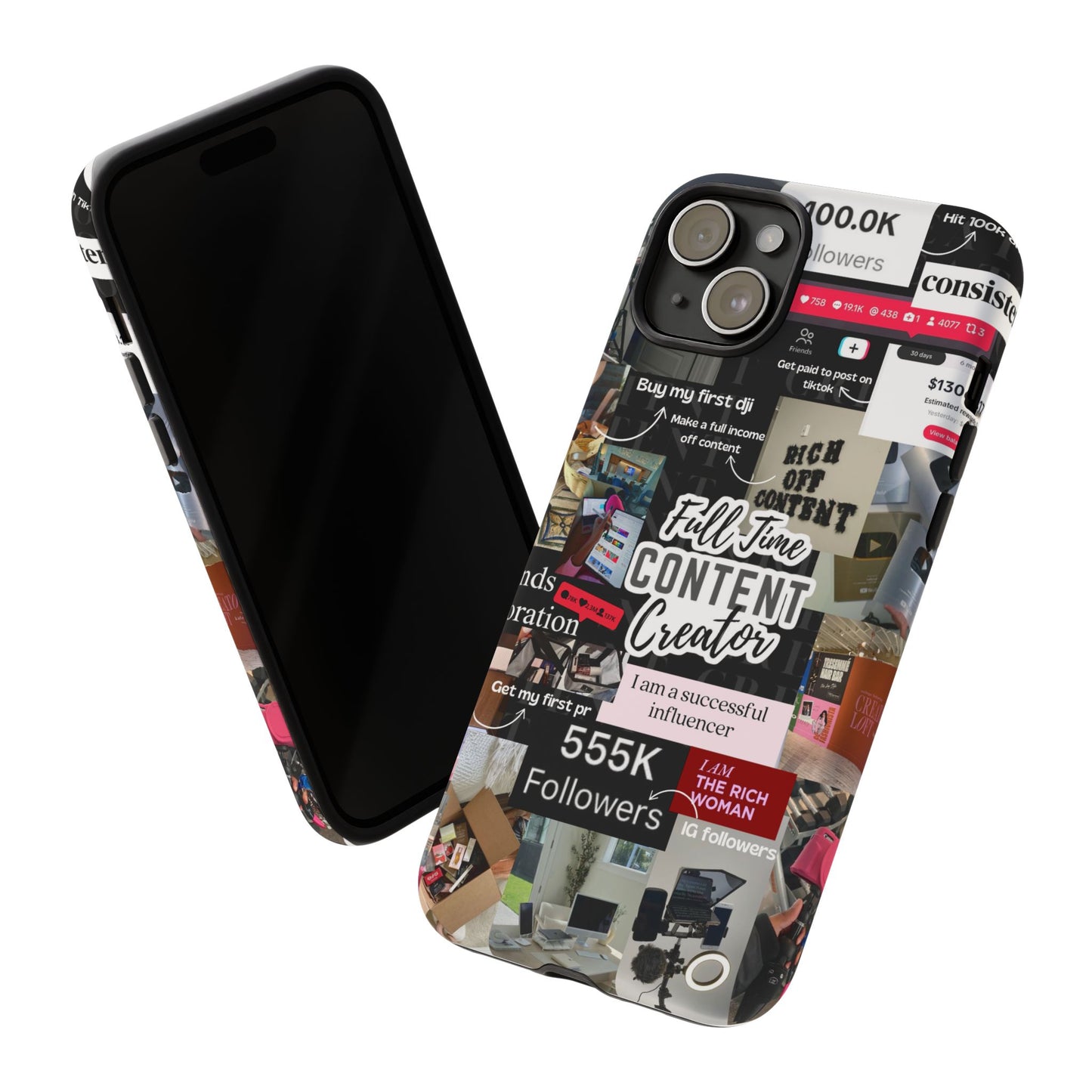 Content creat vision board Tough Cases