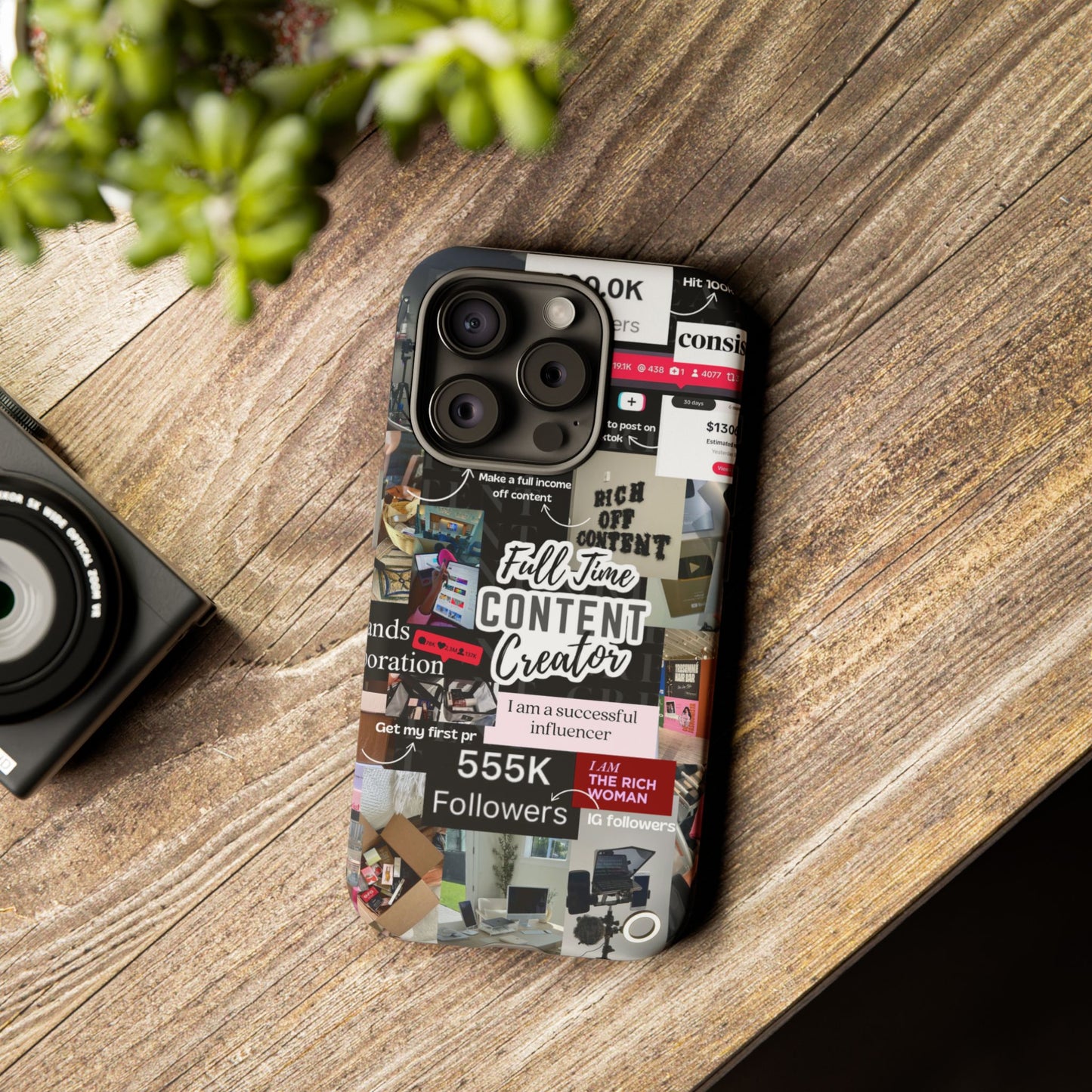 Content creat vision board Tough Cases